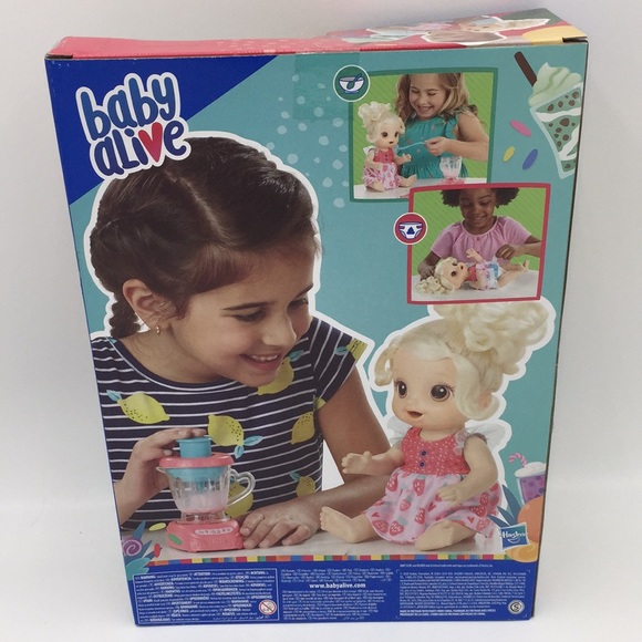 Baby Alive Strawberry Shake Magical Mixer Interactive Baby Doll with Ble… - Picture 10 of 12